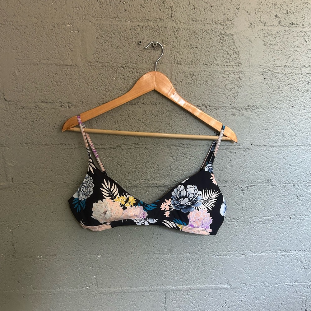 Rip curl floral, bikini top